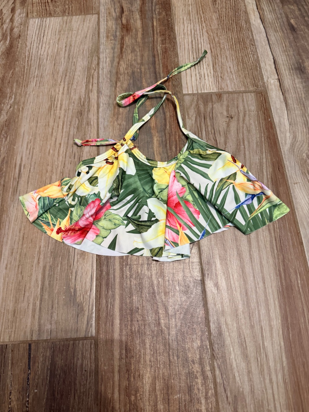 Kortni Jeane Mini Tropic Floral Swing Swim Top